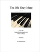 The Old Gray Mare piano sheet music cover